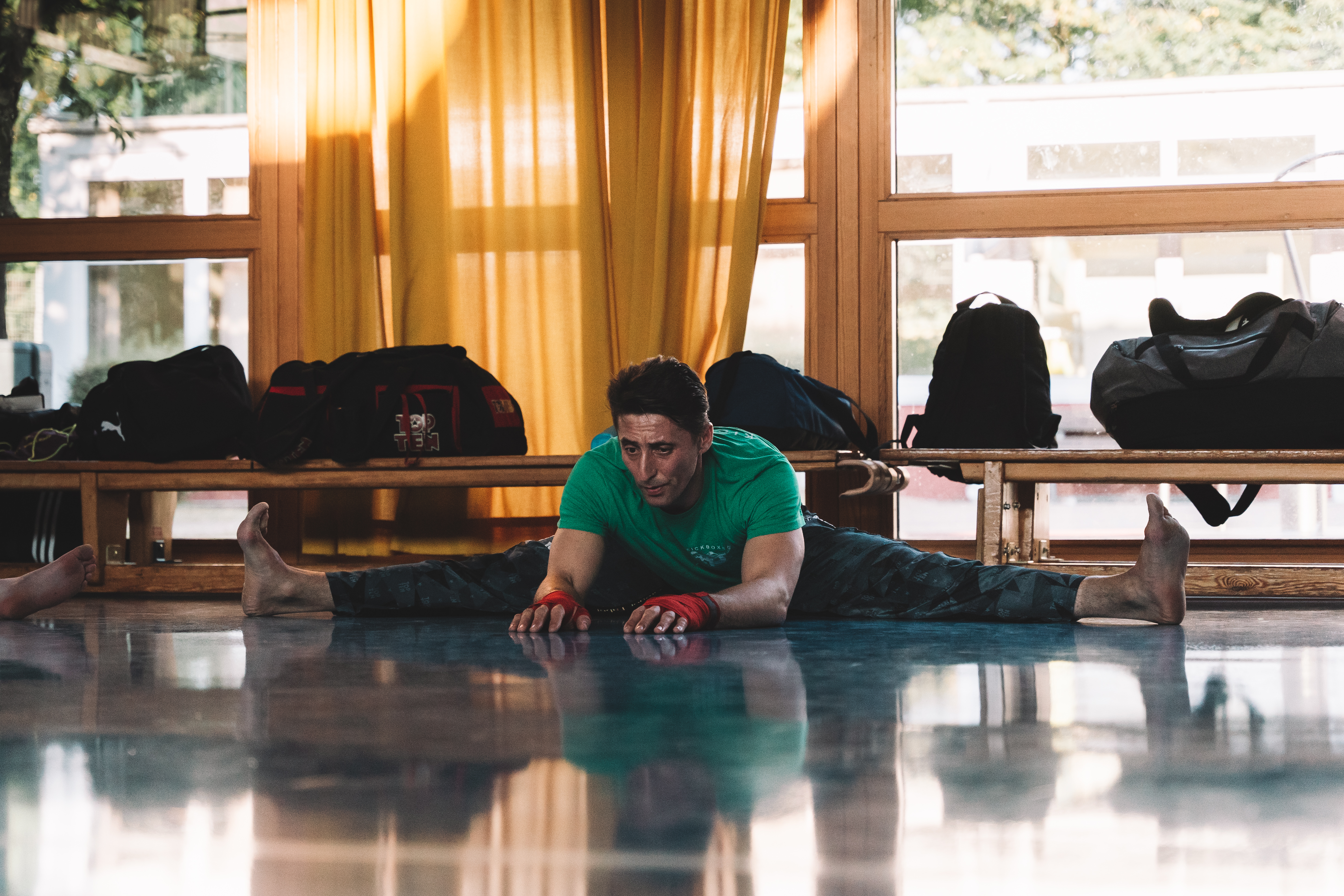 Dehnen vor dem Training